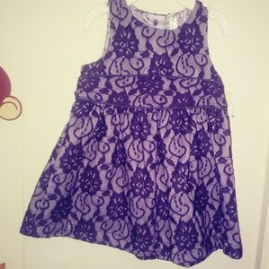 Toddler dress purple